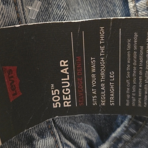 505™ Regular Fit Selvedge Men's Jeans,$128.00,All My Days Selvedge - Medium Wash - Picture 11 of 16